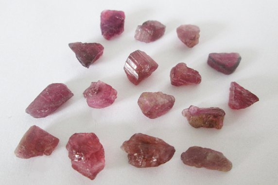 Nigerian Pink Tourmaline Rough Lot 25.30cts