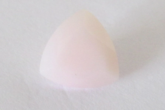 Natural Pink Peruvian Faceted Opal 10mm Trillion 2.40cts