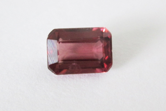 Natural Blush Zircon Emerald Cut 1.60cts