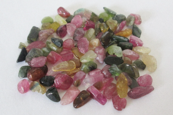 Multi Color Tourmaline Tumbled Lot 50.00cts