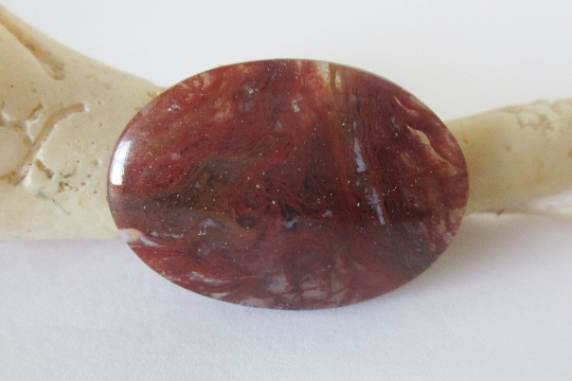 Red Moss Agate Cabochon19.05