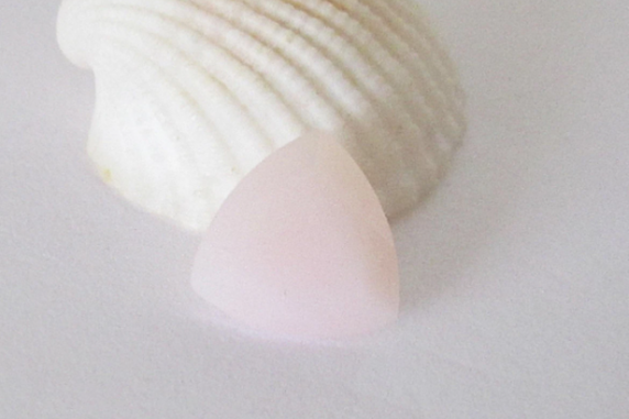 Natural Pink Peruvian Faceted Opal 10mm Trillion 2.40cts