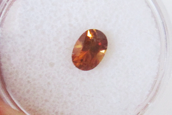 Natural Honey Zircon 7x5mm Oval 1.30cts