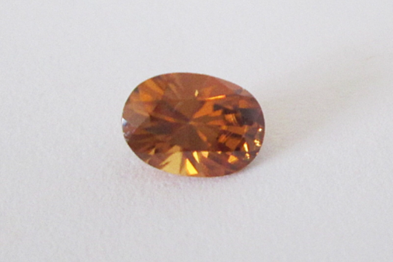 Natural Honey Zircon 7x5mm Oval 1.30cts