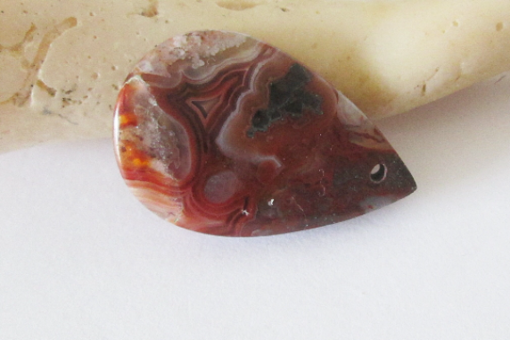 Crazy Lace Agate Drilled Cabochon 15.90cts