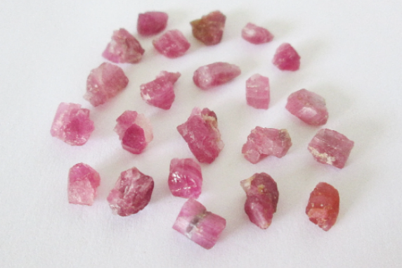 Natural Pink Tourmaline Rough Lot 25.50cts