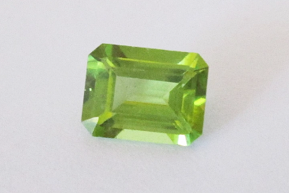 Natural Peridot 9x7mm Emerald Cut 2.30cts