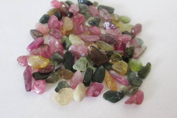 Multi Color Tourmaline Tumbled Lot 50.00cts