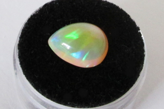 Natural Ethiopian Welo Opal 12x9.5mm Pear cabochon 4.10cts