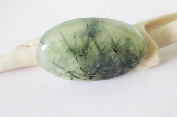 Natural African Prehnite Oval Cabochon 64.00cts