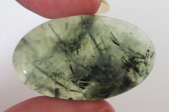 Natural African Prehnite Oval Cabochon 64.00cts