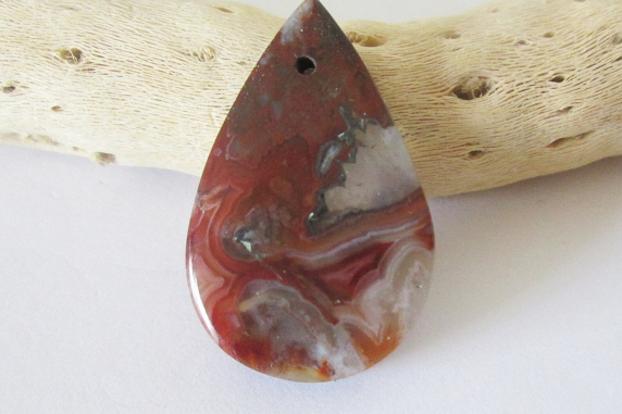 Crazy Lace Agate Drilled Cabochon 14.50cts