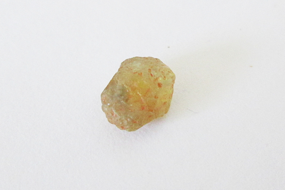 Red Orange/Green Montana Sapphire Rough Solitaire 1.50ct
