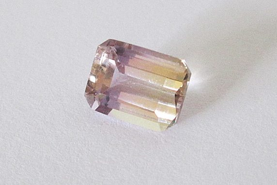 Natural Bolivian Ametrine 8x6mm Emerald Cut 1.70cts.