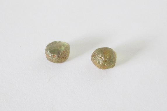 Natural Yellow Green Montana Sapphire Rough Pair 2.50cts