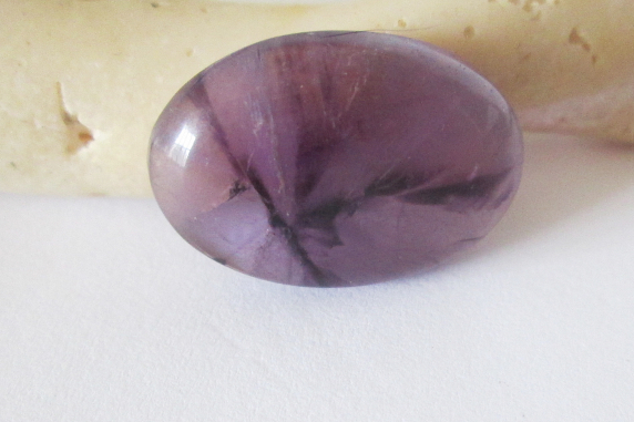 Trapiche Amethyst Oval Cabochon 15.43cts