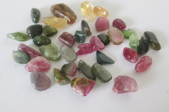 Multi Color Tourmaline Tumbled Lot 25.30cts