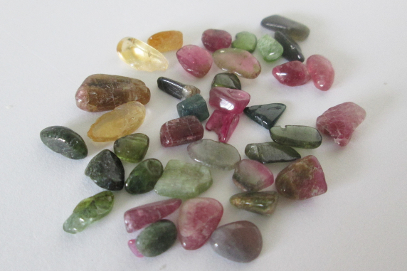 Multi Color Tourmaline Tumbled Lot 25.30cts