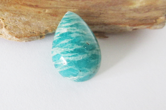 Amazonite Pear Cabochon 15x10mm 4.70cts