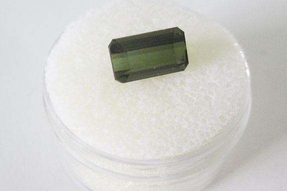 Green Tourmaline Emerald Cut 3.00cts