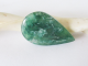 Green Chalcedony Drilled Cabochon 22.80cts