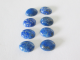 Denim Blue Lapis Lazuli 8x6mm Oval Cabochon Lot 8.20cts