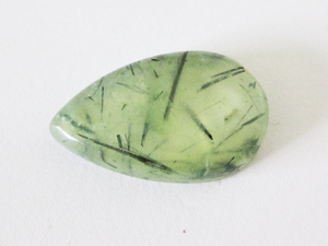 Natural African Prehnite Pear Cabochon 17.30cts