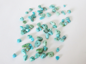 Kingman and Sleeping Beauty Drilled Turquoise 25.90cts